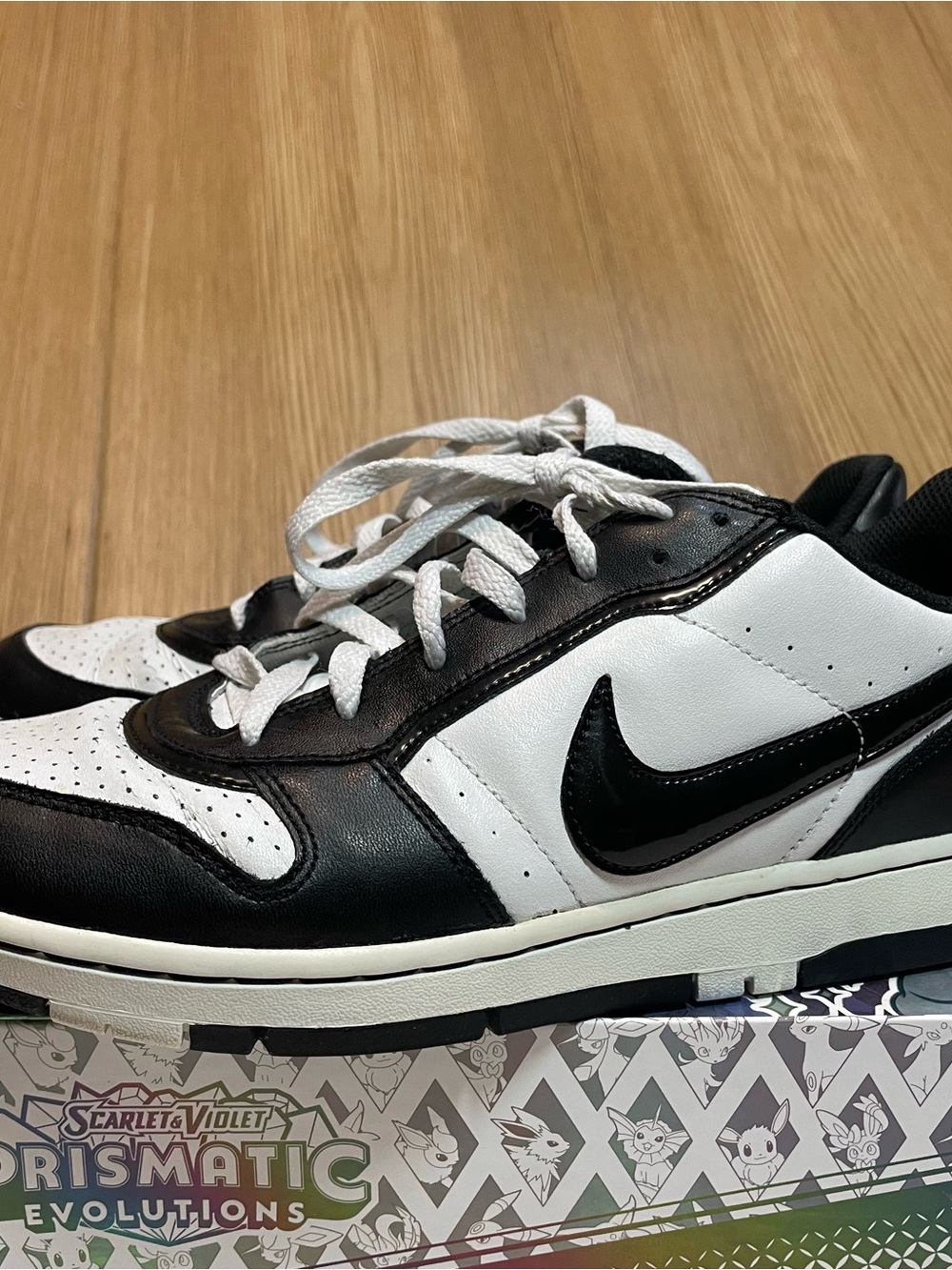 Vintage Nike Air Baseline Low Black White Panda 313324-102 Men's Size 9